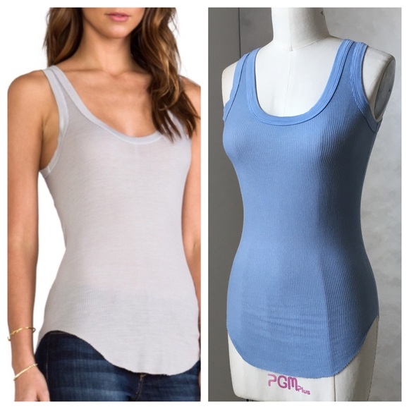 Enza Costa Tops - ENZA COSTA SILK RIB TANK